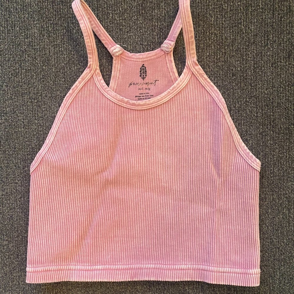 Free People Movement Happiness Runs Long Crop Tank